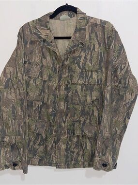 Vintage Rothco Jacket Small Ultra Force BDU Smokey Branch Camo Utility USA Made